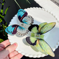 VAIGE Acrylic Butterfly Hair Claw Clip - Temperament Grab Hair Accessory for Casual Use