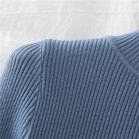 VAIGE Soft Knitted Turtleneck Pullover Sweater - High Stretch Cashmere Blend, Basic Solid Design for Autumn/Winter Casual Wear