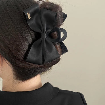 VAIGE 14cm Matte Black Large Crab Hair Claw Clip - Versatile Hairpin Hair Accessories for All Seasons