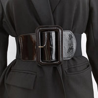 VAIGE Luxe Black & Red Corset Wide Belt