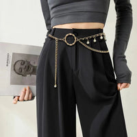 VAIGE Elegant Gold Multilayer Body Chain Belt