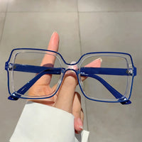 VAIGE Stylish Oversized Square Eyeglasses - Blue Light Blocking in Classic Black and Trendy Tortoise