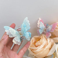 VAIGE Acetate Butterfly Hair Claw Clip - Sweet Crab Design Hair Accessory for Women and Girls