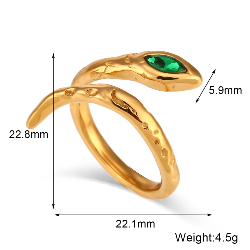 Alouette Snake Ring