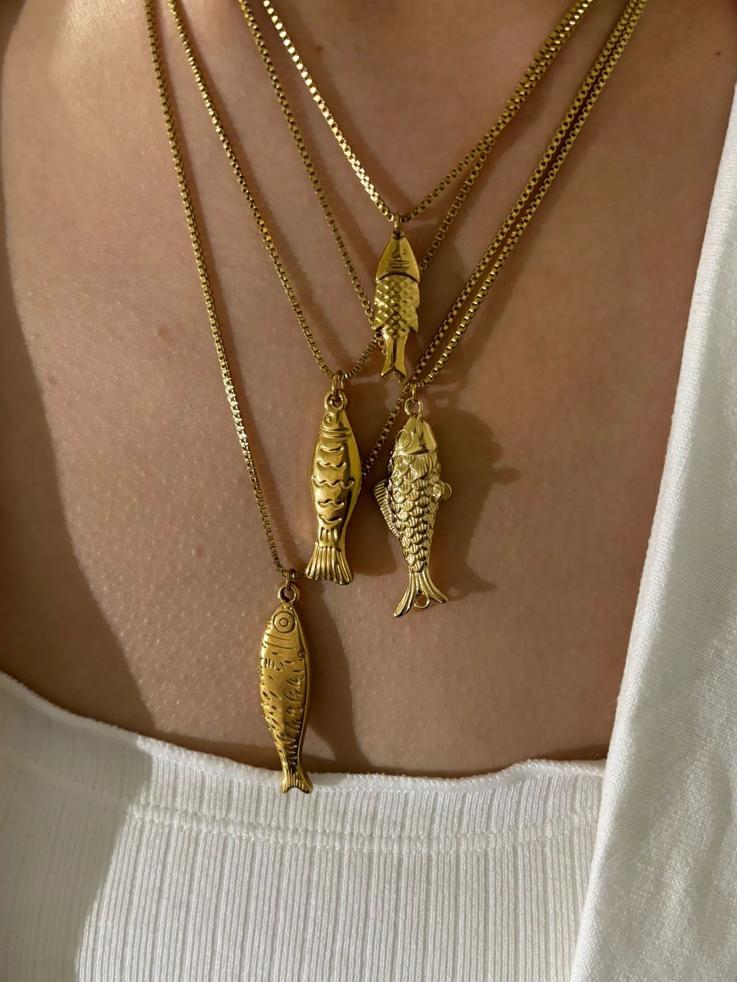 Roselle Fish Necklace