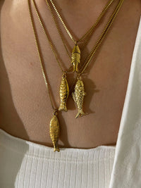 Roselle Fish Necklace