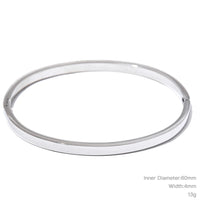 VAIGE  High Quality Stainless Steel Round Wide Bracelet Bangle Gold Silver Color Waterproof Charm Jewelry Gift