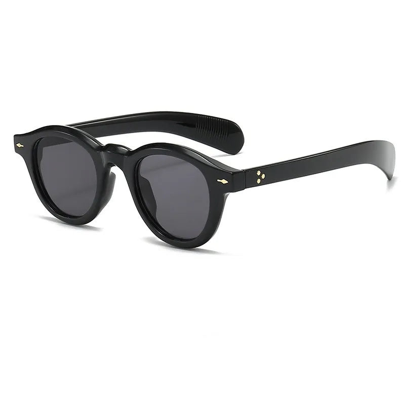 Round sunglasses plastic frame online