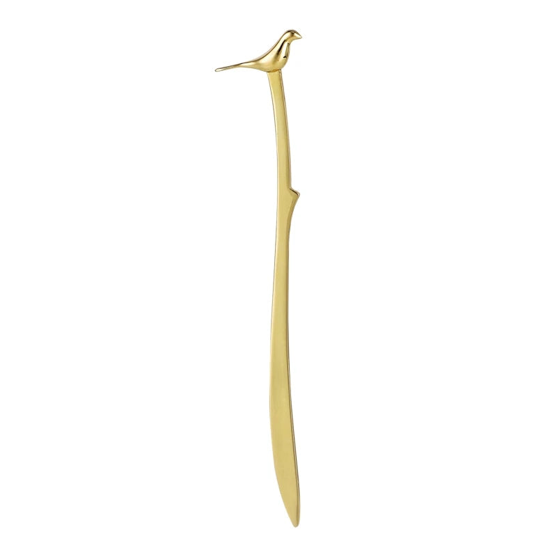 VAIGE Gold & Silver Bird Bookmark