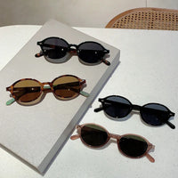 VAIGE Vintage-Inspired Oval Sunglasses in Multi-Color with UV400 Protection