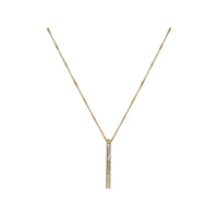 VAIGE Elegant Titanium Steel Shell Pendant Necklace with Fast Color Chain - Classic Long Clavicle Jewelry, 3.5*0.3CM