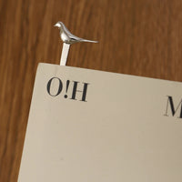 VAIGE Gold & Silver Bird Bookmark