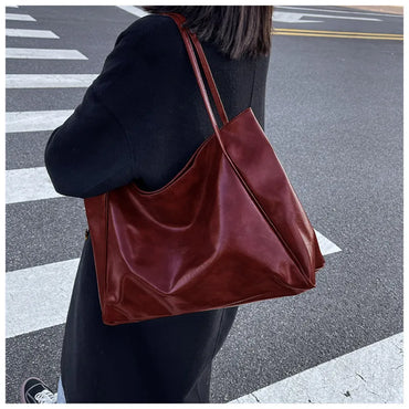 Nova Tote Soft Vegan Leather Shoulder Bag