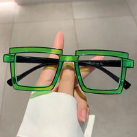 VAIGE Playful Square Cartoon Style Blue Light Blocking Glasses in Vibrant Colors