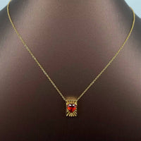 VAIGE 18K Gold Plated Stainless Steel Pendant Necklace